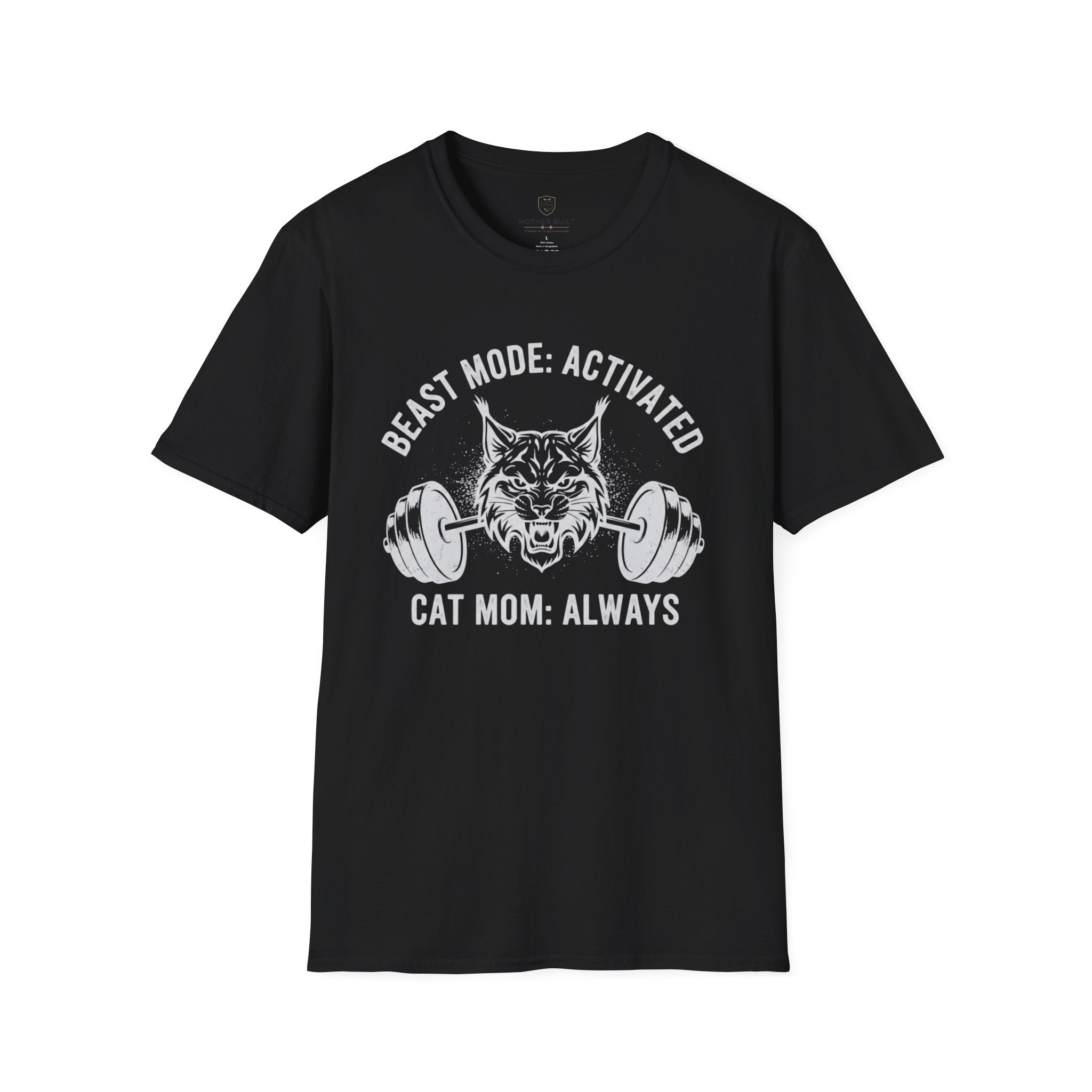 Beast Mode Cat Mom T-Shirt