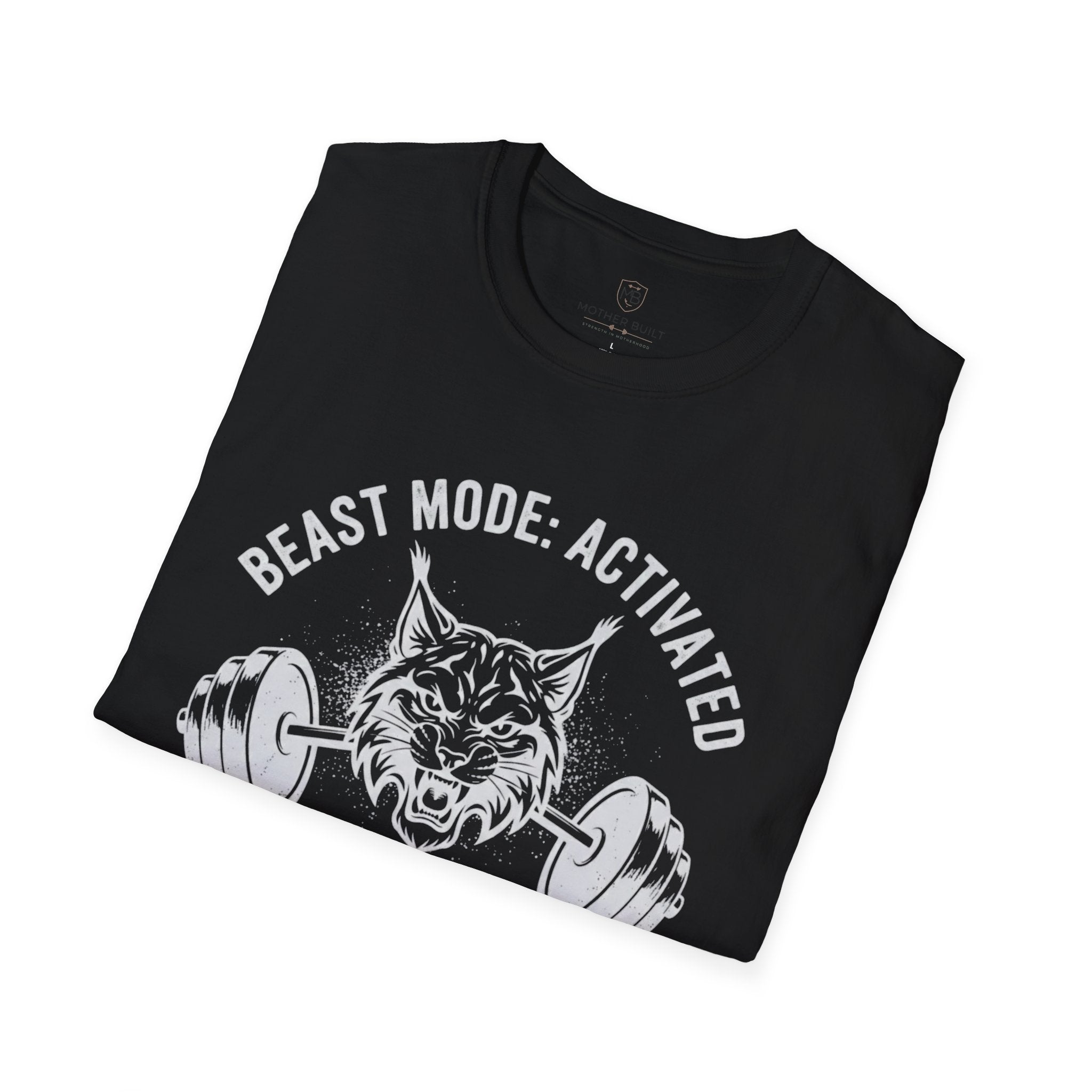 Beast Mode Cat Mom T-Shirt