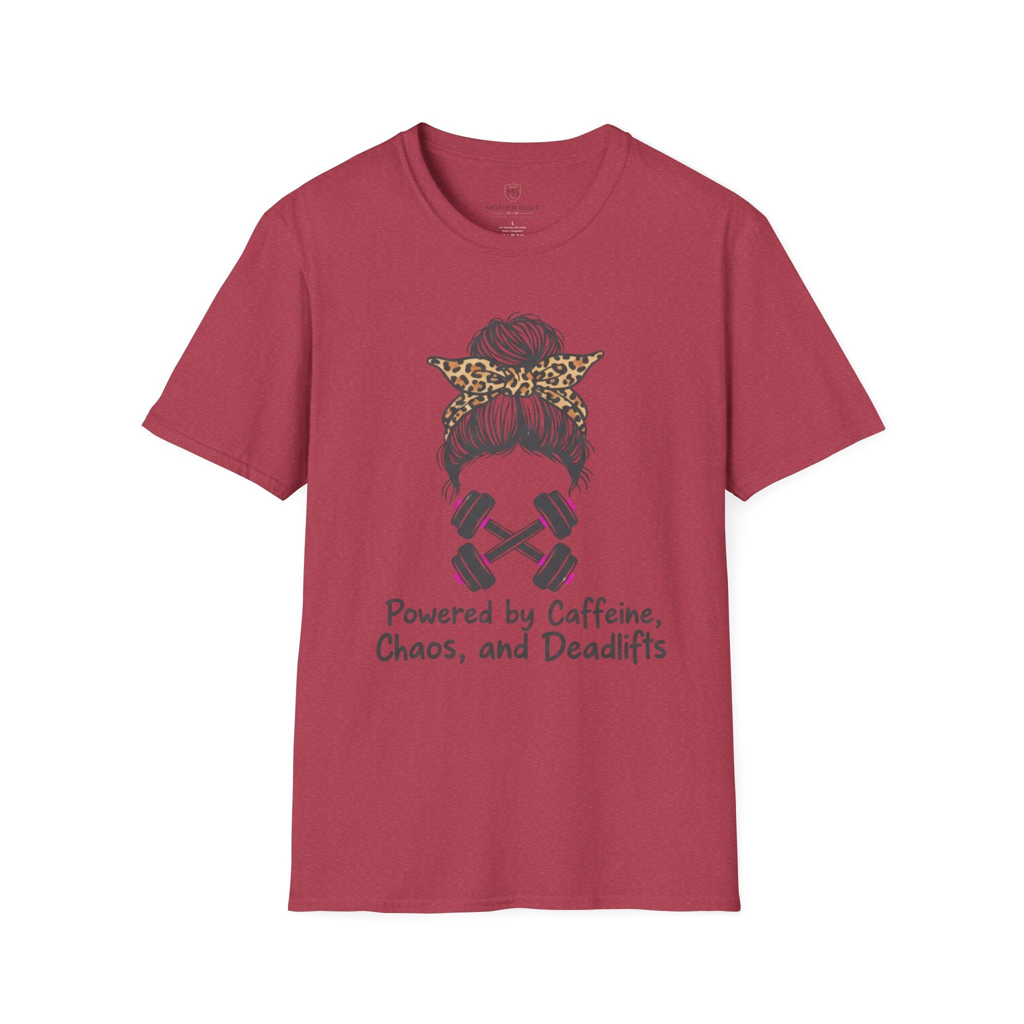 Powered by Caffeine, Chaos, and Deadlifts T-Shirt
