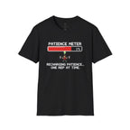 Patience Meter. Recharging Patience... One Rep at Time T-Shirt