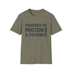 Powered by Protein & Patience T-Shirt