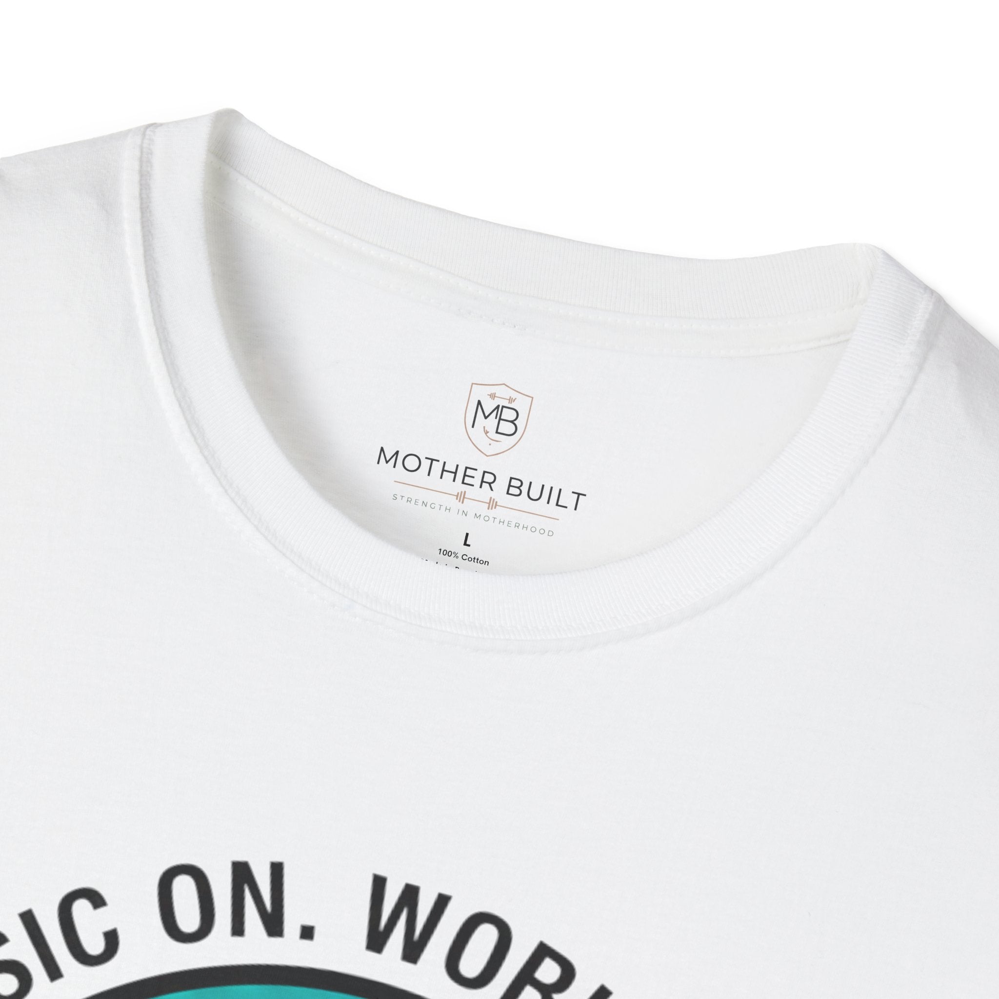 Music On. World Off. Mom Mode T-Shirt