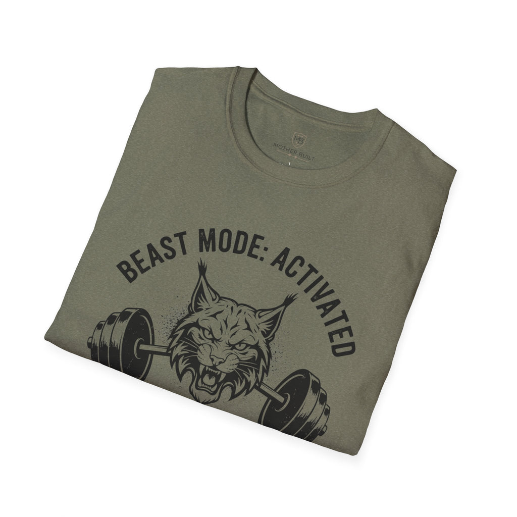 Beast Mode Cat Mom T-Shirt