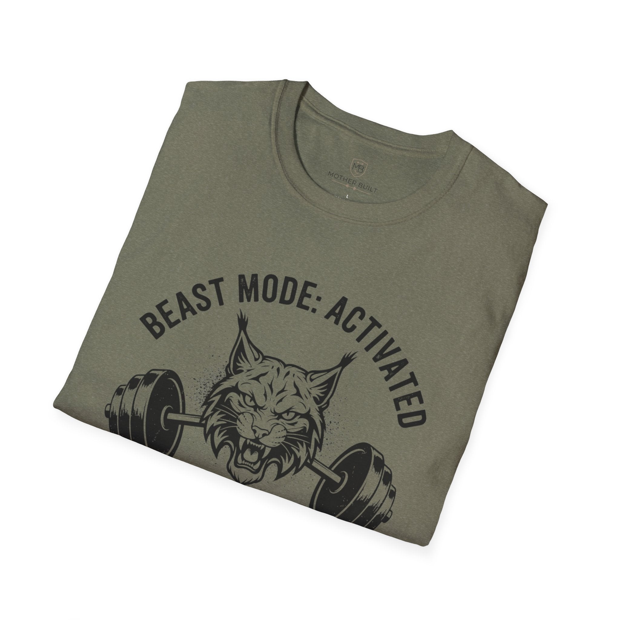 Beast Mode Cat Mom T-Shirt