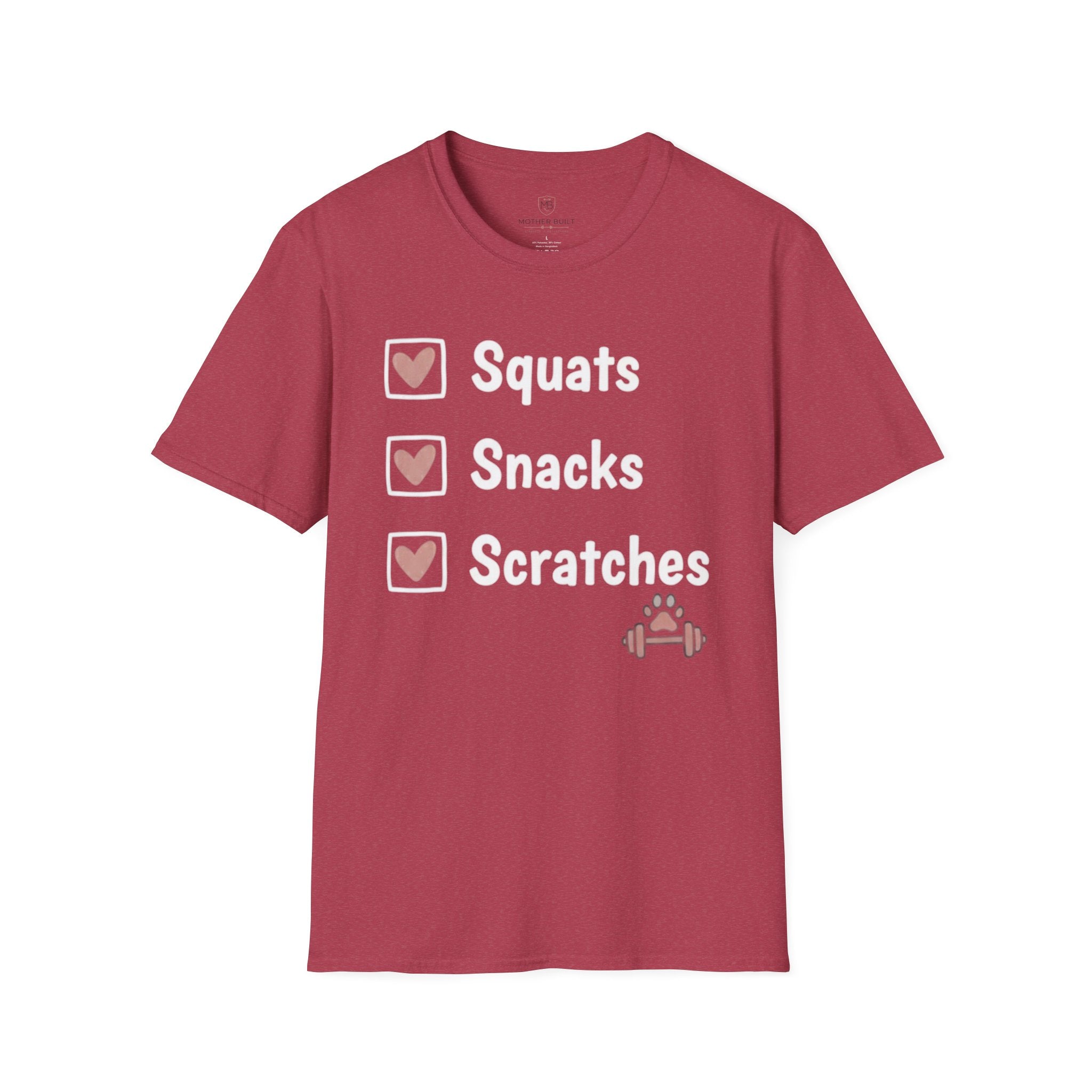 Squats Snacks Scratches T-Shirt