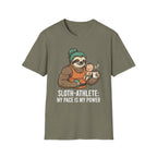 Sloth Athlete My Pace Is My Power T-Shirt