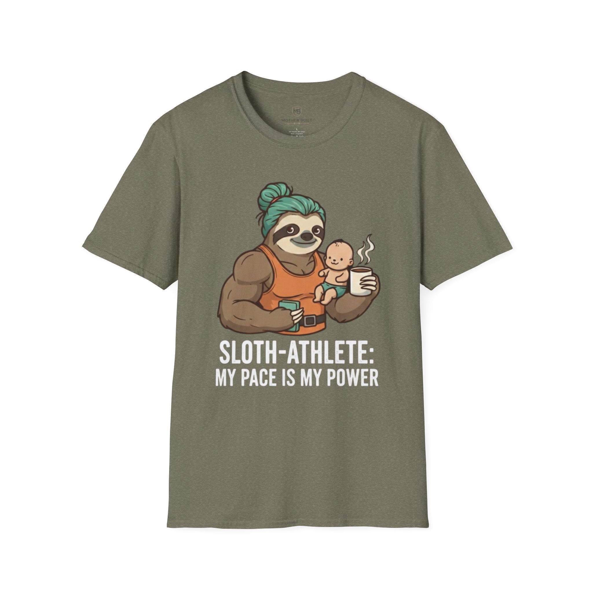 Sloth Athlete My Pace Is My Power T-Shirt