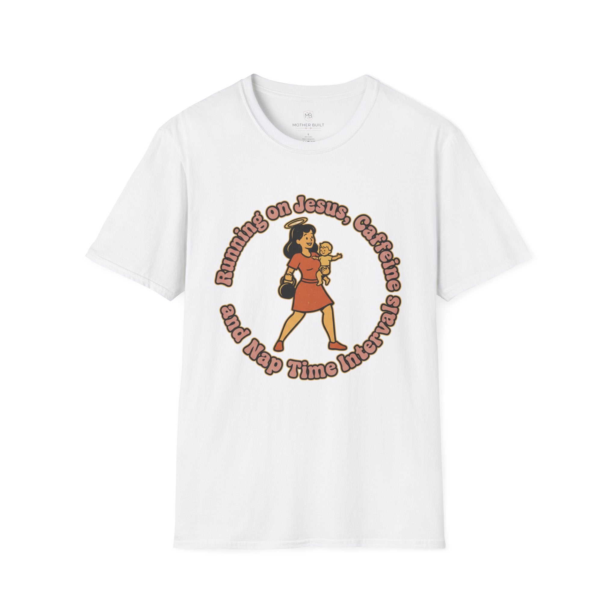 Running On Jesus, Caffeine And Nap Time Intervals T-Shirt