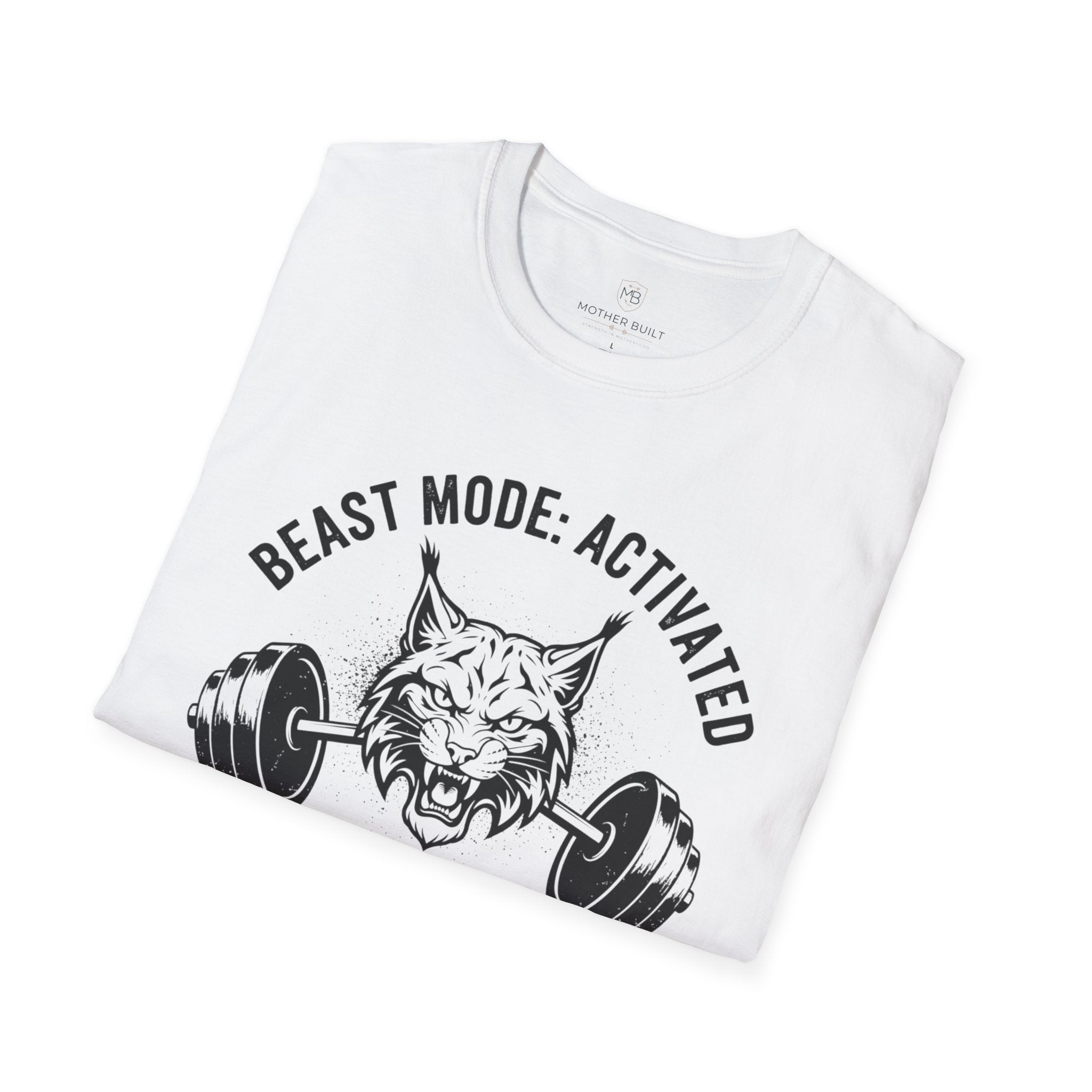 Beast Mode Cat Mom T-Shirt