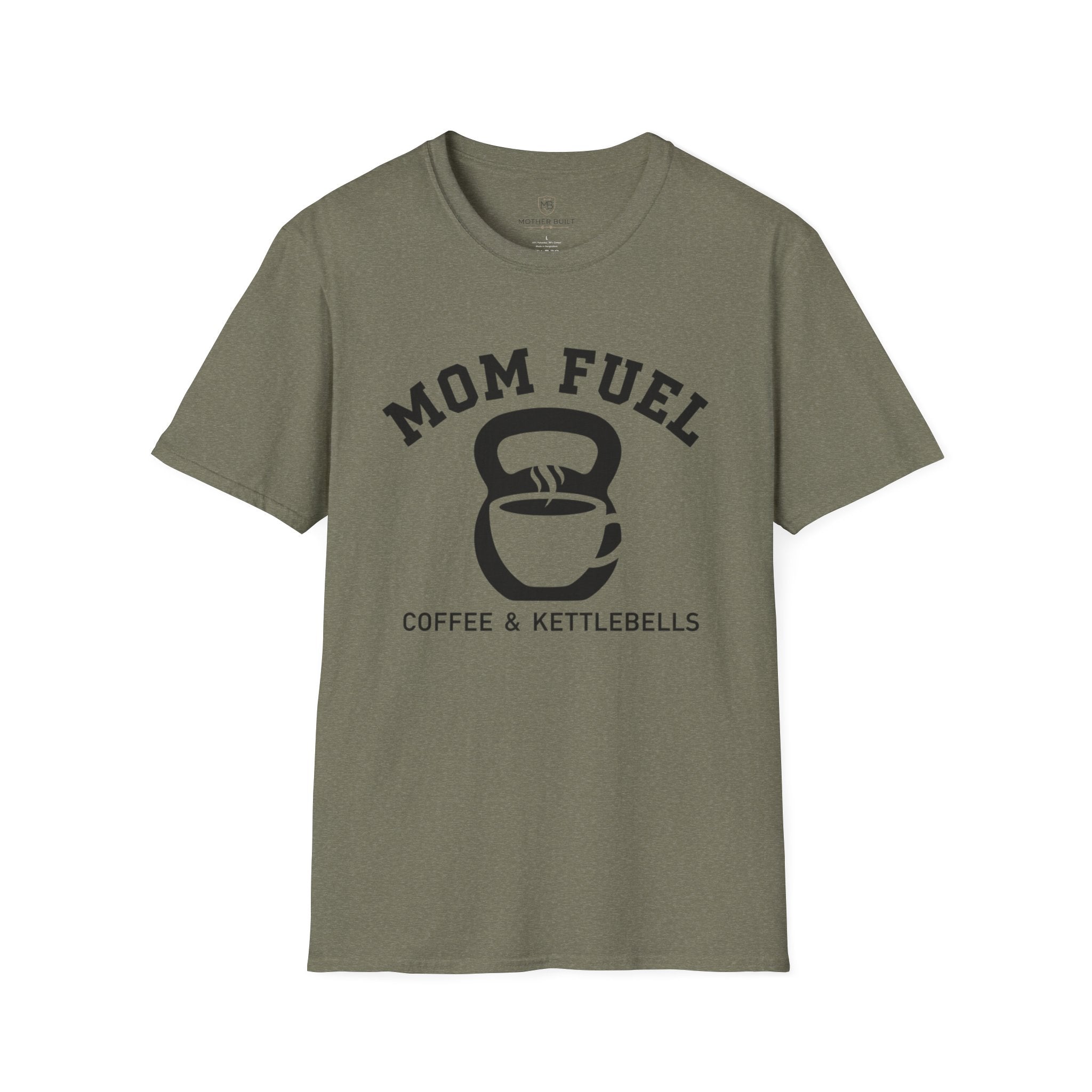 Mom Fuel Coffee & Kettlebells T-Shirt