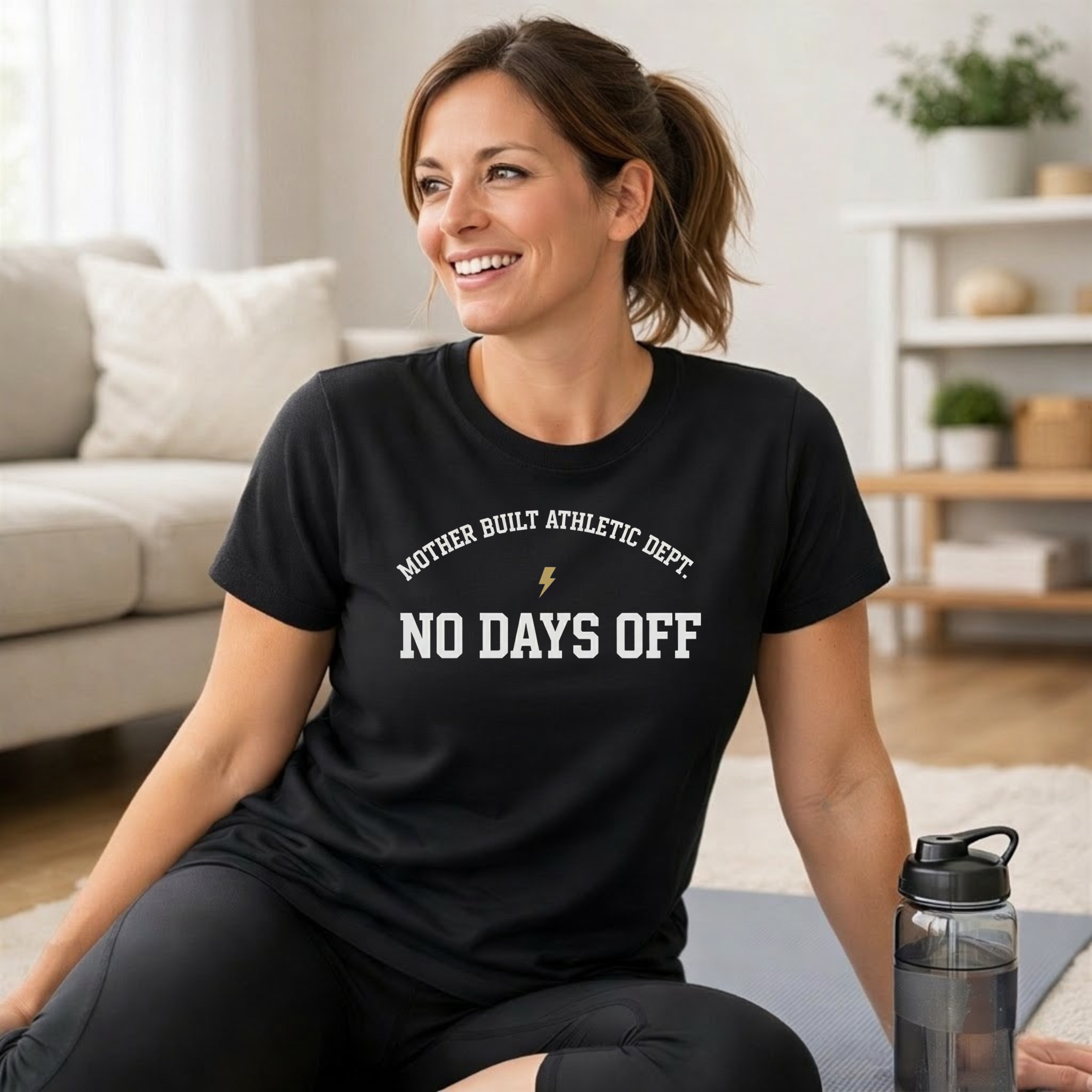 Mother Built Athletic Dept. No Days Off T-Shirt