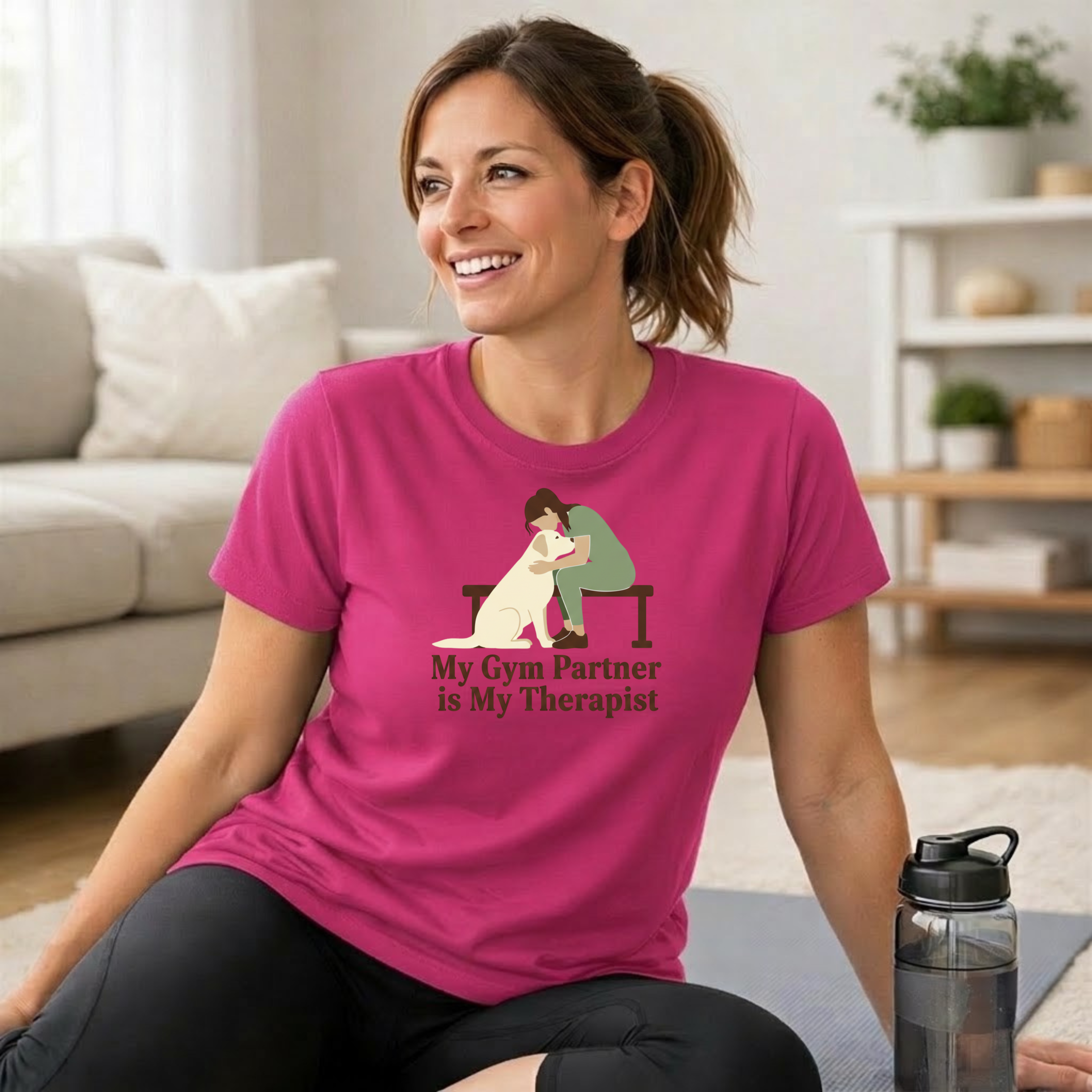 My Gym Partner is my Therapist T-Shirt