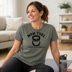 Mom Fuel Coffee & Kettlebells T-Shirt
