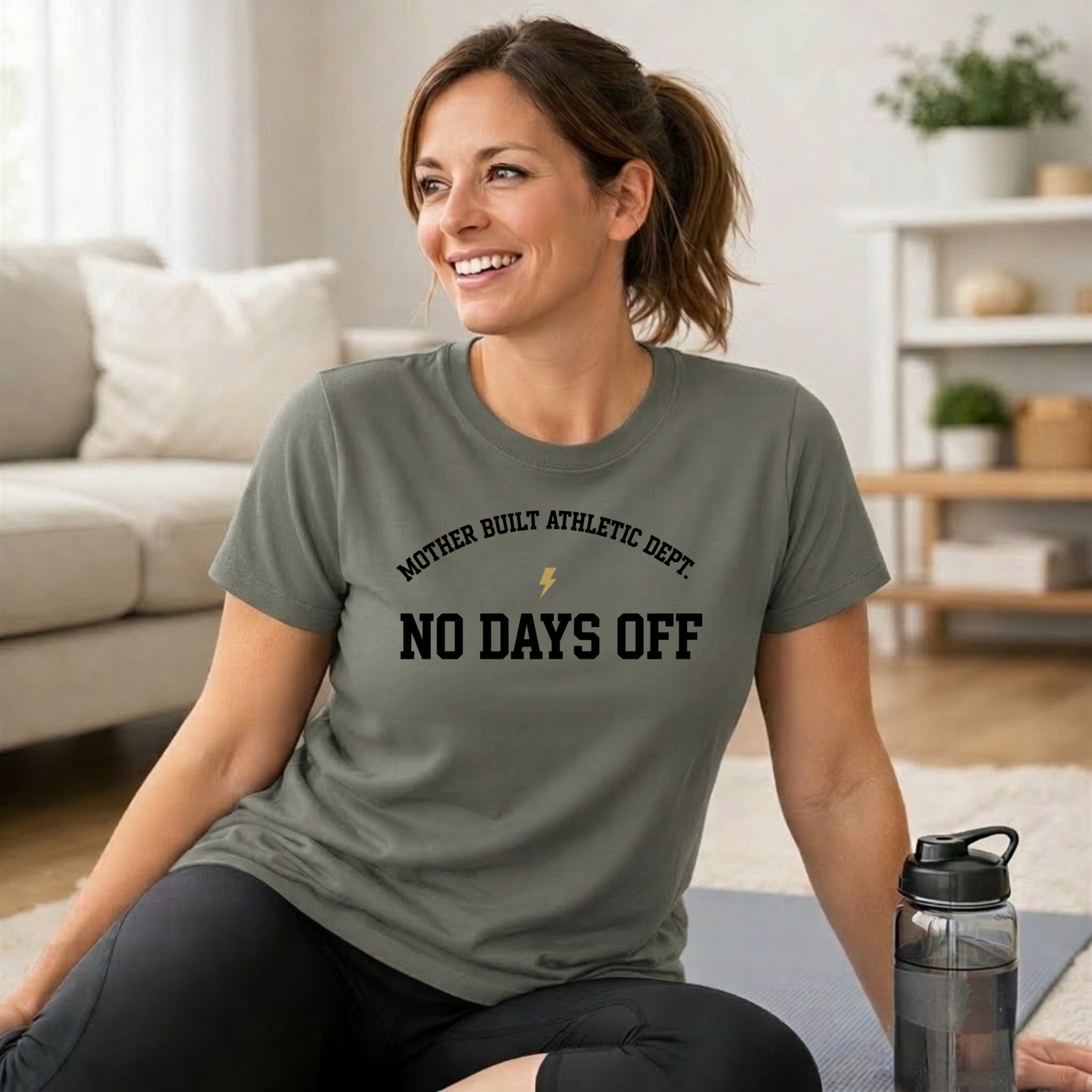 Mother Built Athletic Dept. No Days Off T-Shirt