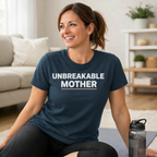 Unbreakable Mother T-Shirt Navy