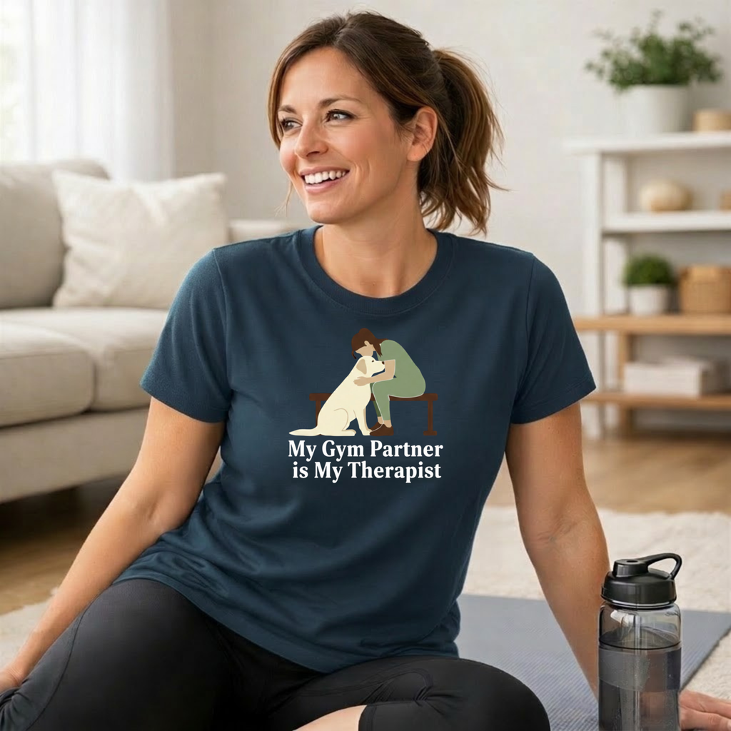My Gym Partner is my Therapist T-Shirt