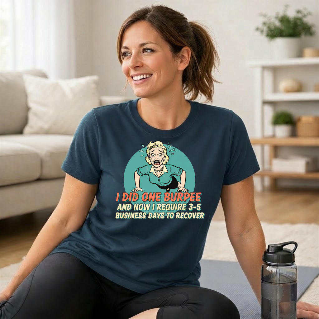 I Did One Burpee and now I Require 3-5 Business Days to Recover T-Shirt