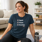 Squats Snacks Scratches T-Shirt