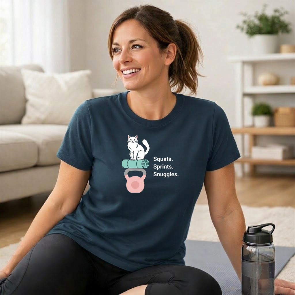 Squats. Sprints. Snuggles. T-Shirt