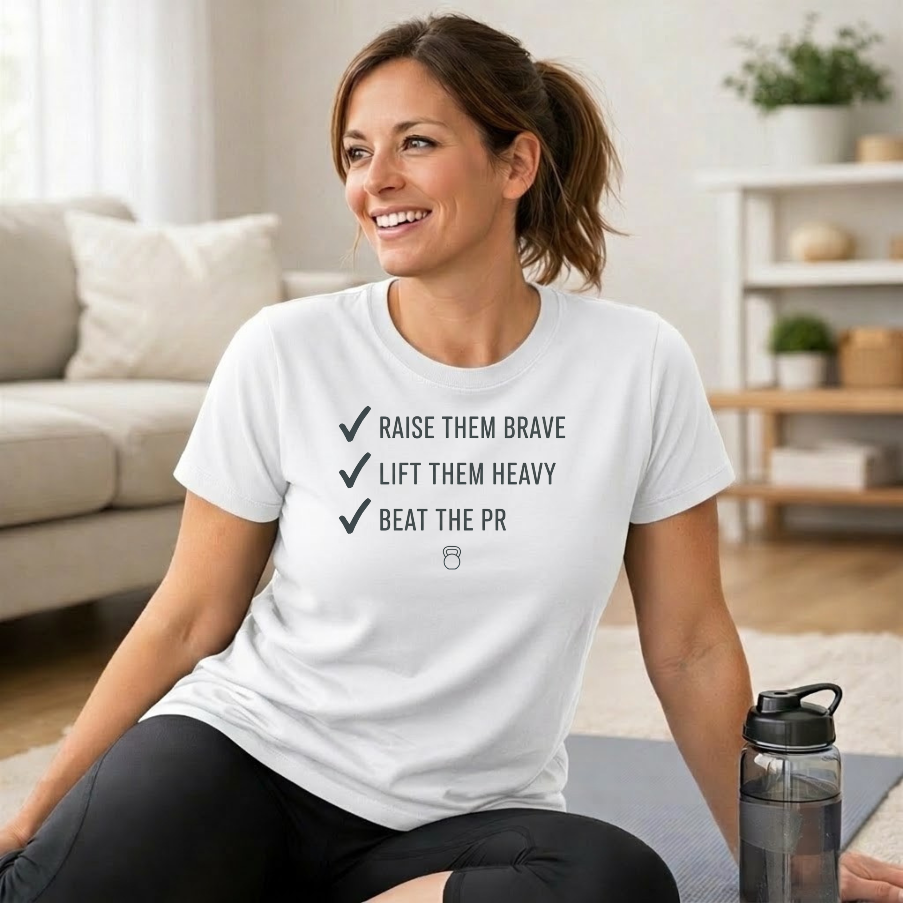 Raise them Brave Lift them Heavy Beat the PR T-Shirt